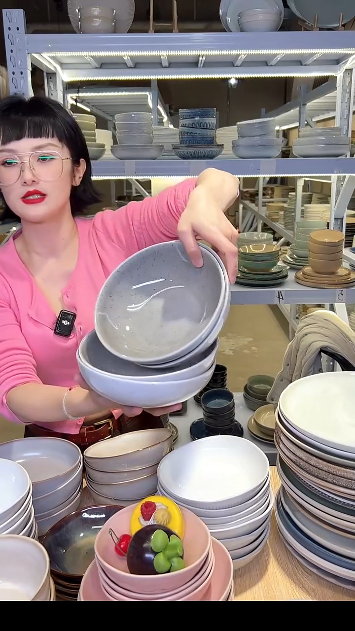 瓷166外贸尾货高温釉下彩陶瓷餐具默认微瑕