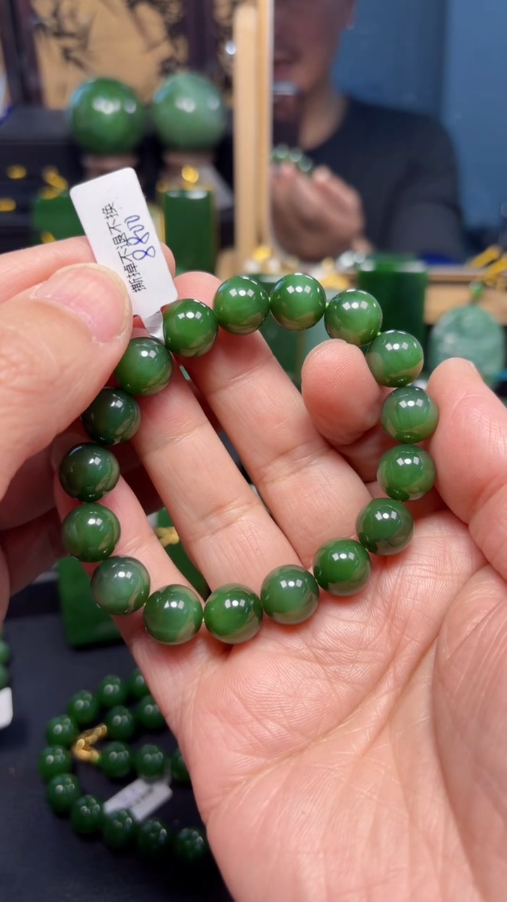 【闪购商品】和田玉（碧玉）手串未镶嵌1