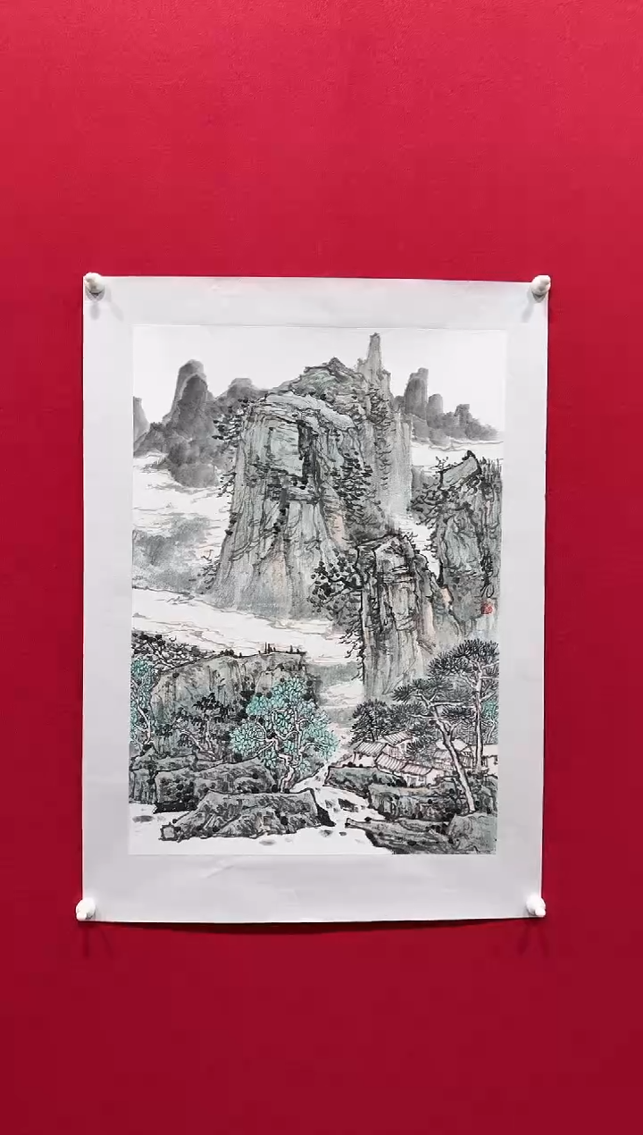 【闪购商品】国画高维亮39*55.......