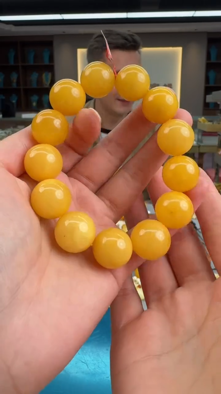 【闪购商品】琥珀手串未镶嵌327秒拍号