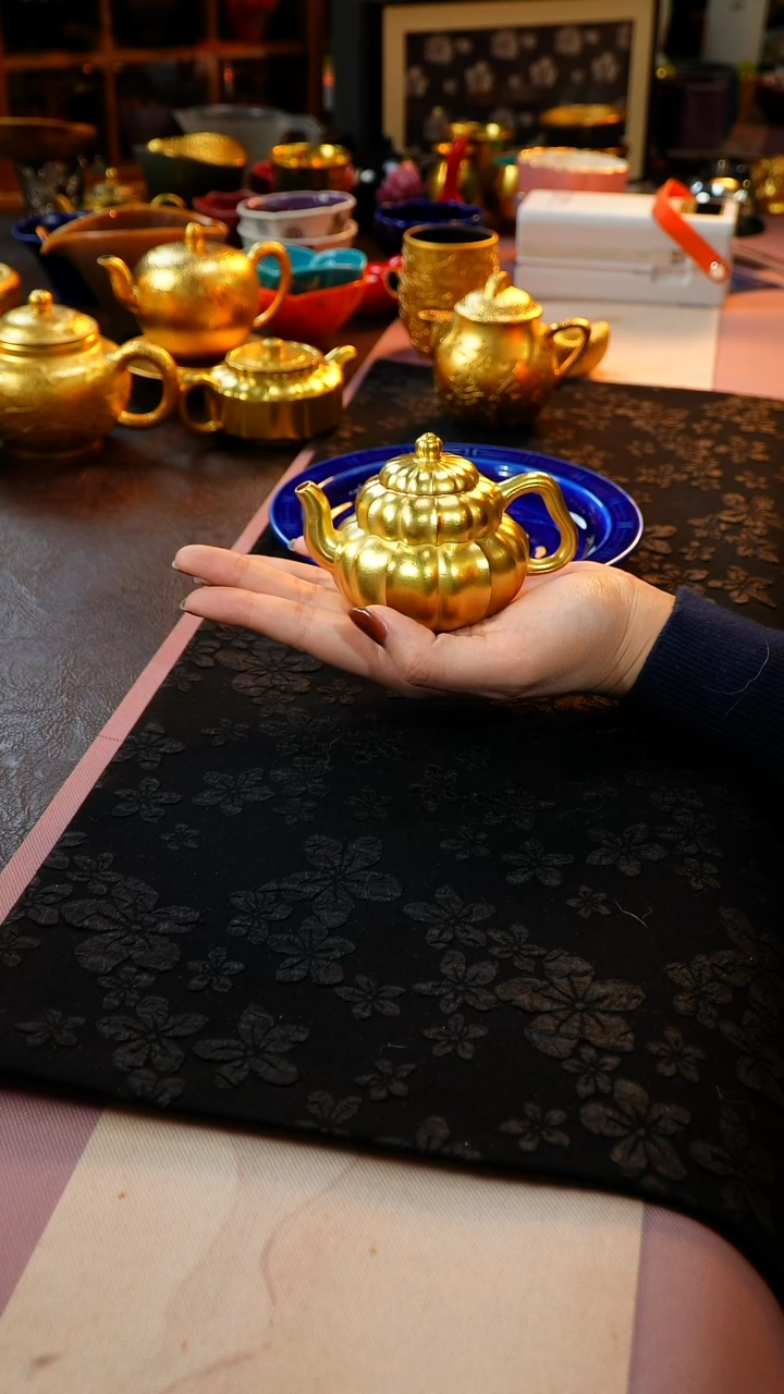 茶杯紫砂【宜景窑系列】金壶