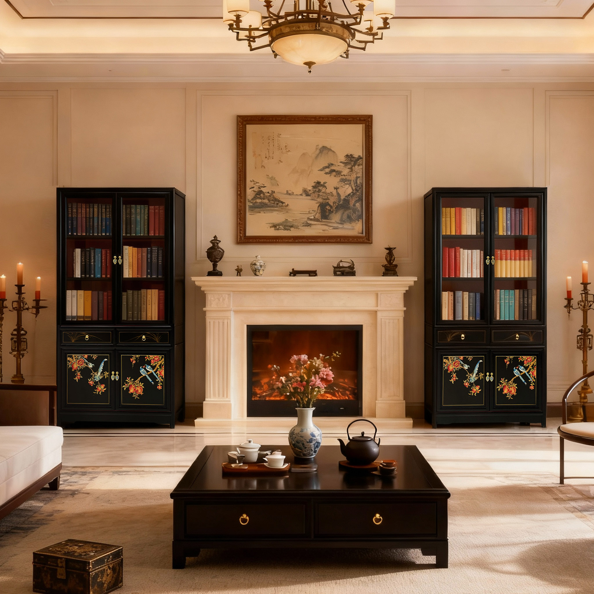 【本尼家】TS768书柜玄关柜长100*宽45*高200cm