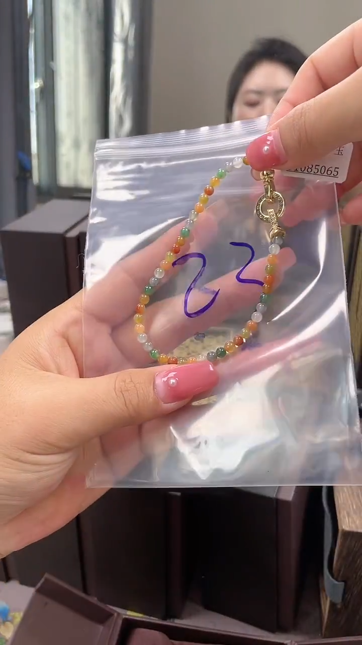 未镶嵌手链翡翠手串