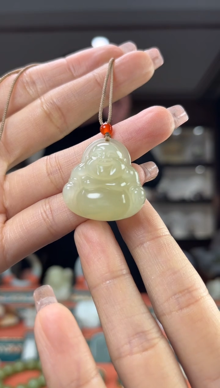 【闪购商品】和田玉颈饰未镶嵌佩佩28mm左右