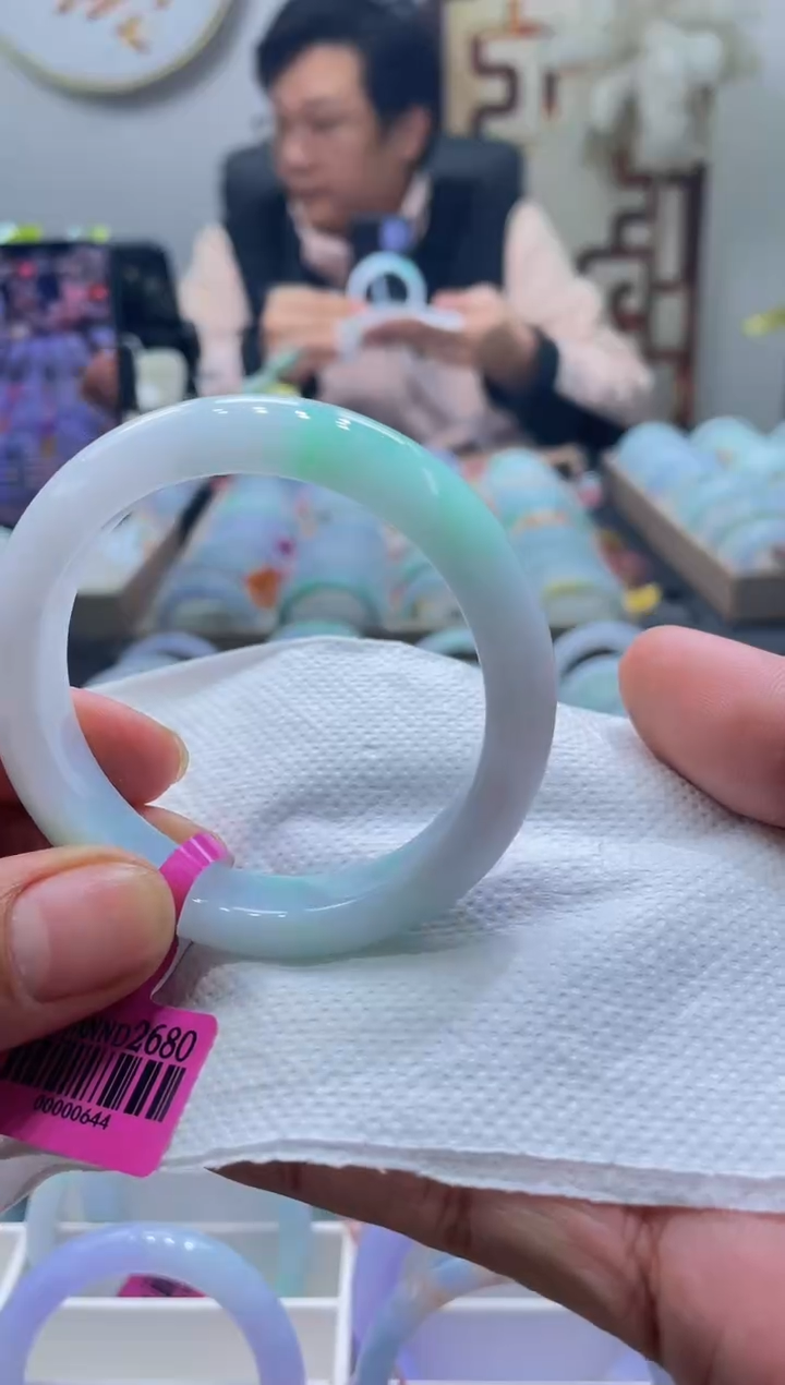 未镶嵌手镯翡翠230-55.4