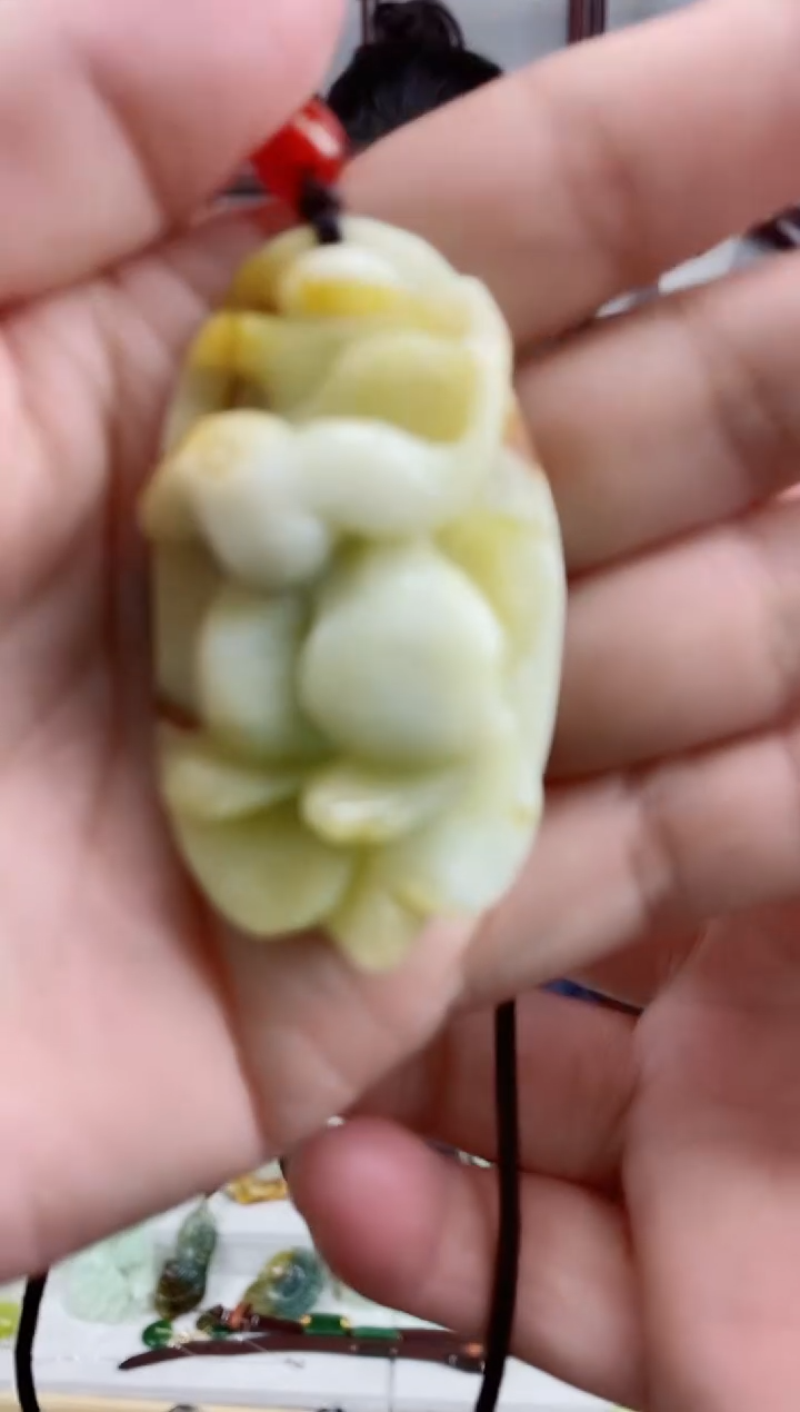 未镶嵌岫玉颈饰1