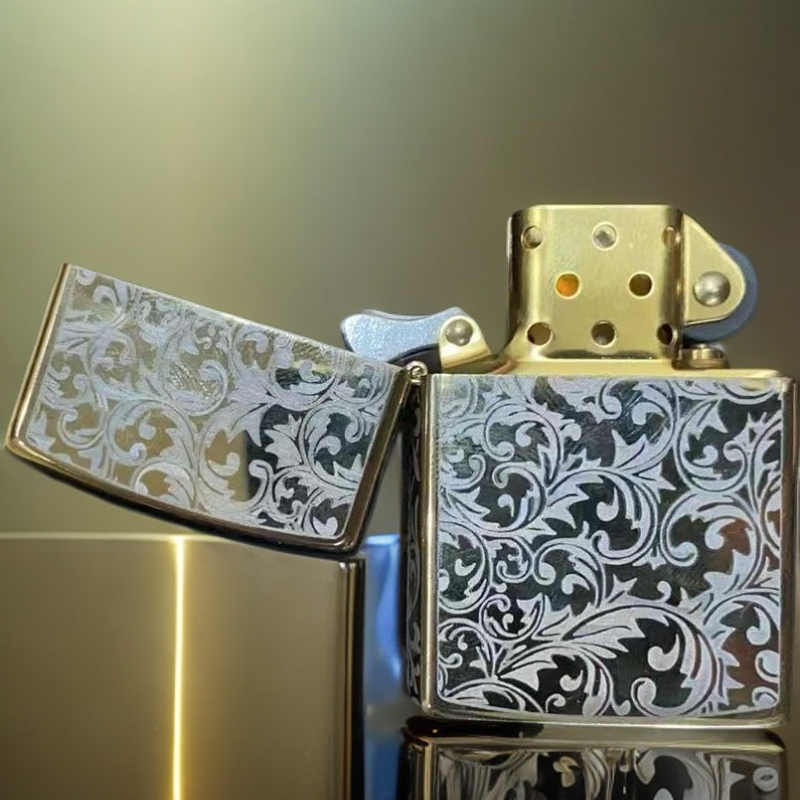 ZORRO【佐罗金冰-圆铜机芯-唐草花】USA定制男士高档创意礼品——213