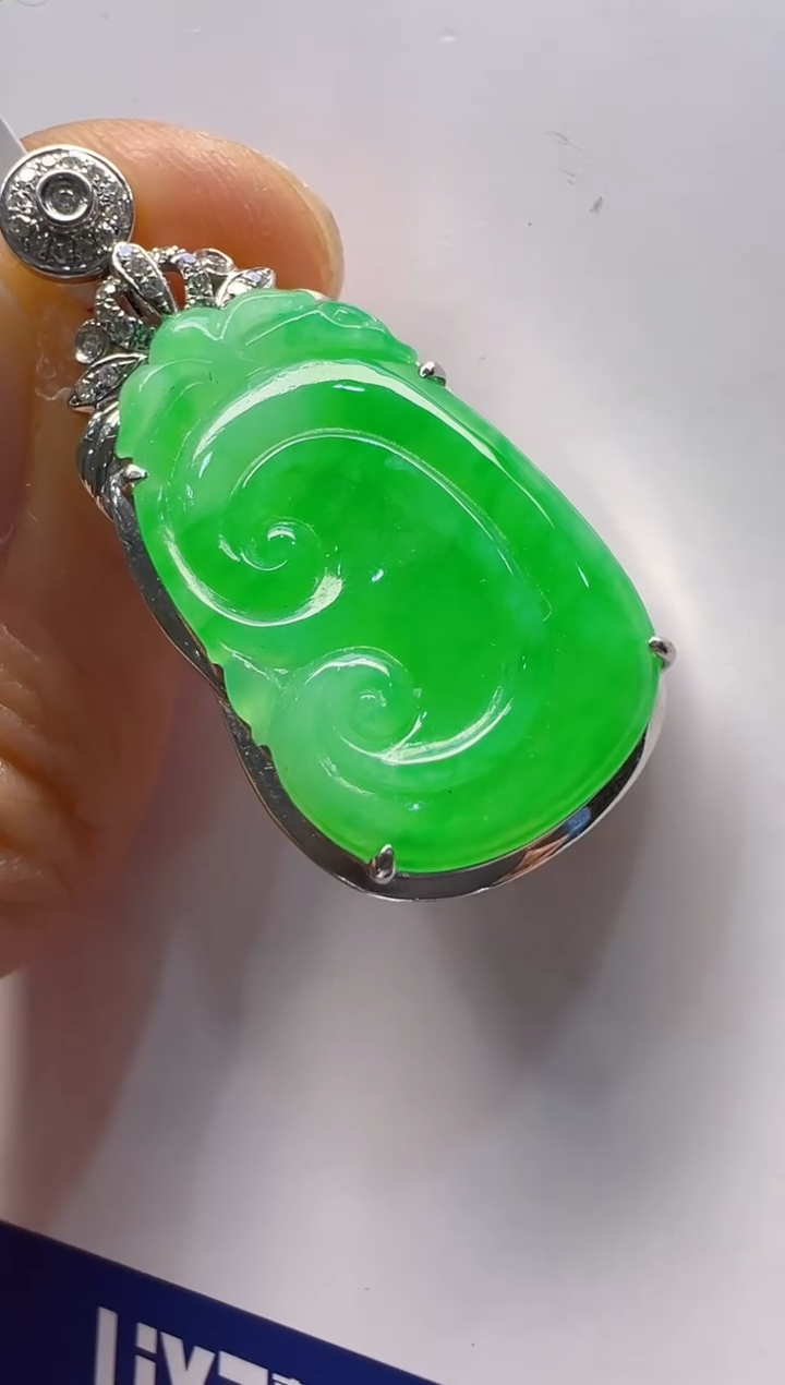 【闪购商品】翡翠吊坠(不含链)18K金镶嵌多样性团购发一件