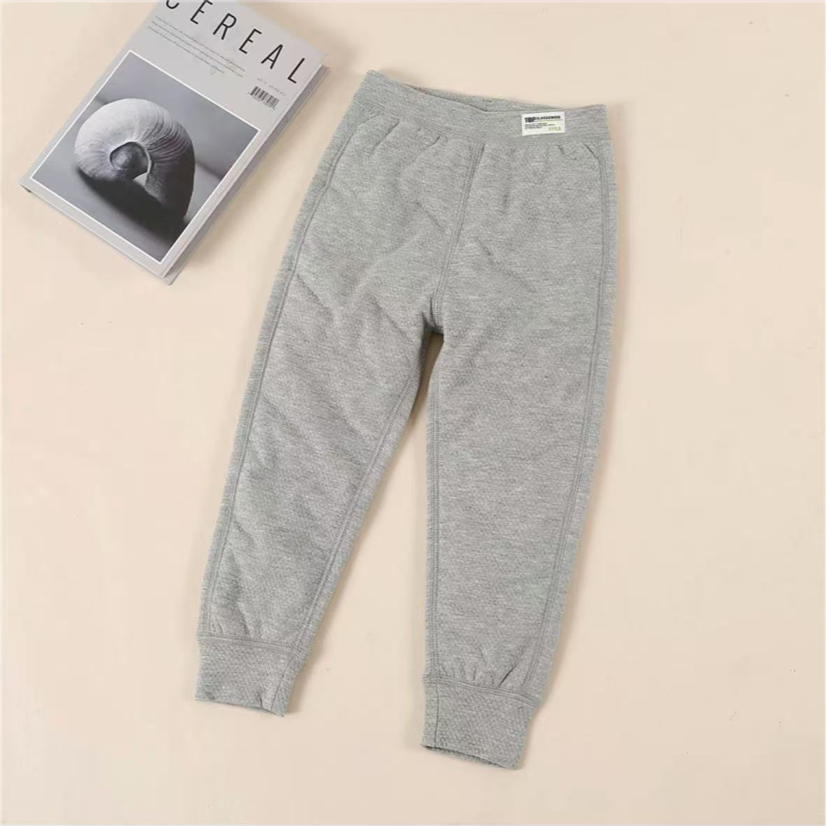 7626（校服神器）儿童内穿羽绒保暖裤（浅灰）