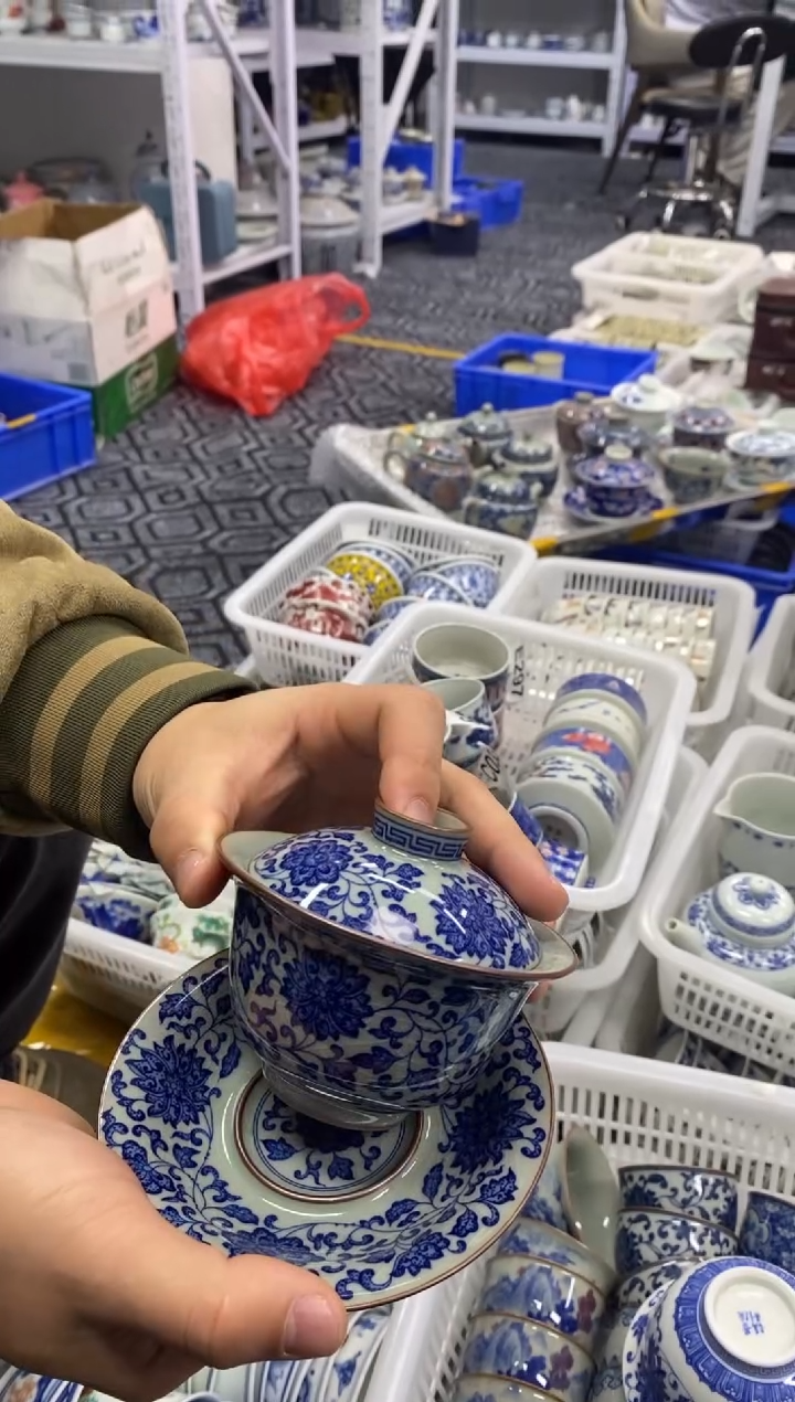 摆件陶景德陶瓷茶具容量约150