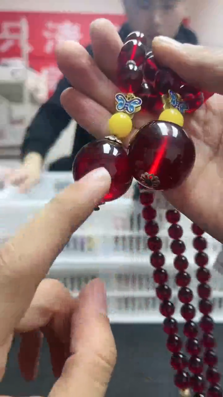 【闪购商品】血珀颈饰未镶嵌精美项链32