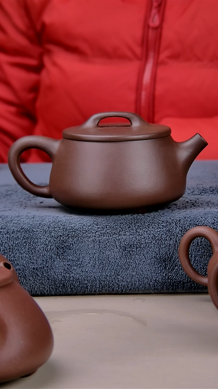 【闪购商品】紫砂茶壶宽口石瓢210底操清