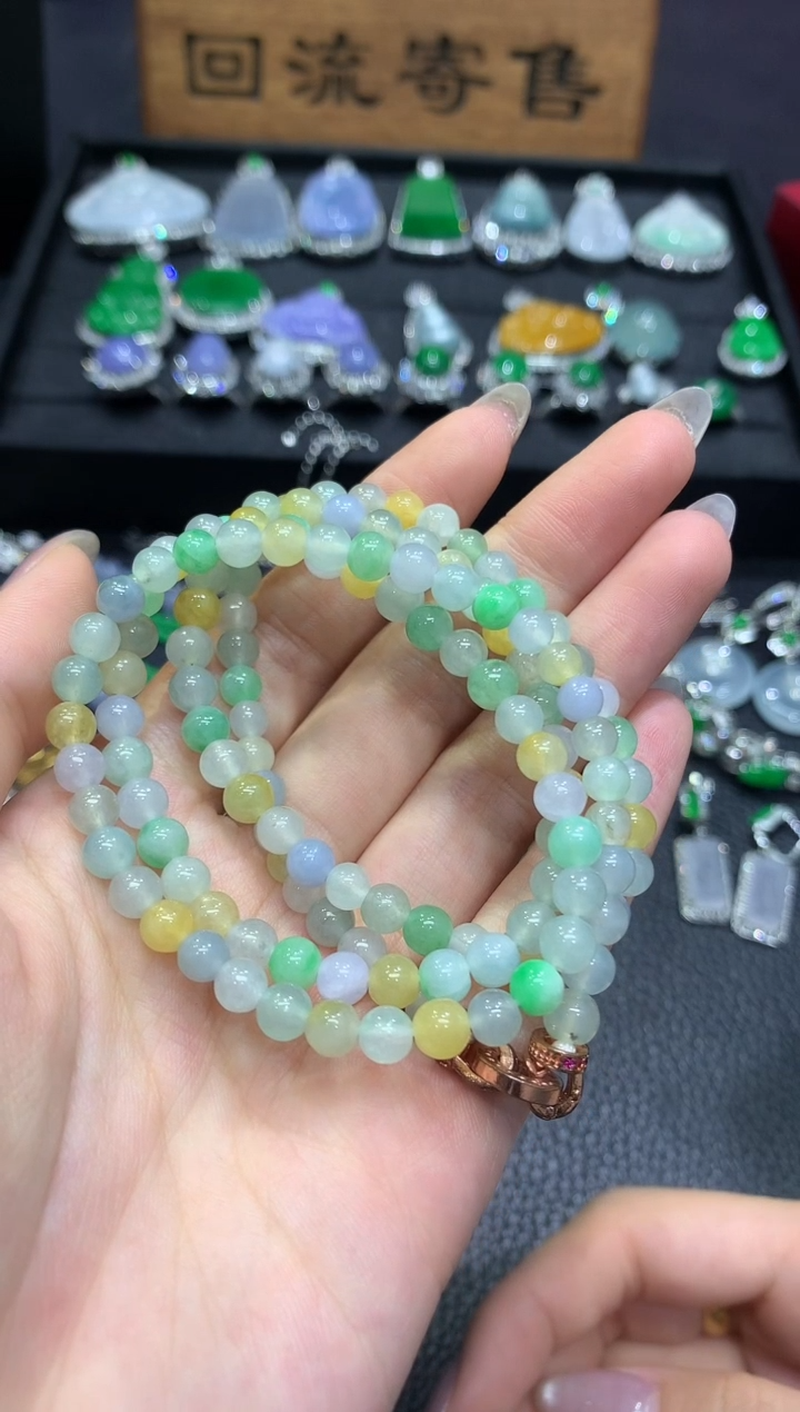 未镶嵌手串翡翠6团购