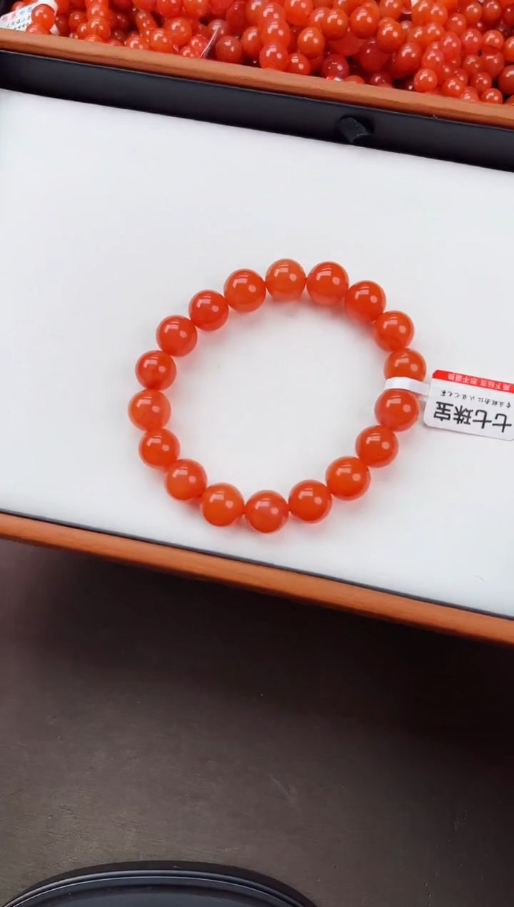 【闪购商品】南红玛瑙亮光手串卡11+未镶嵌保山杨柳滴水洞高品