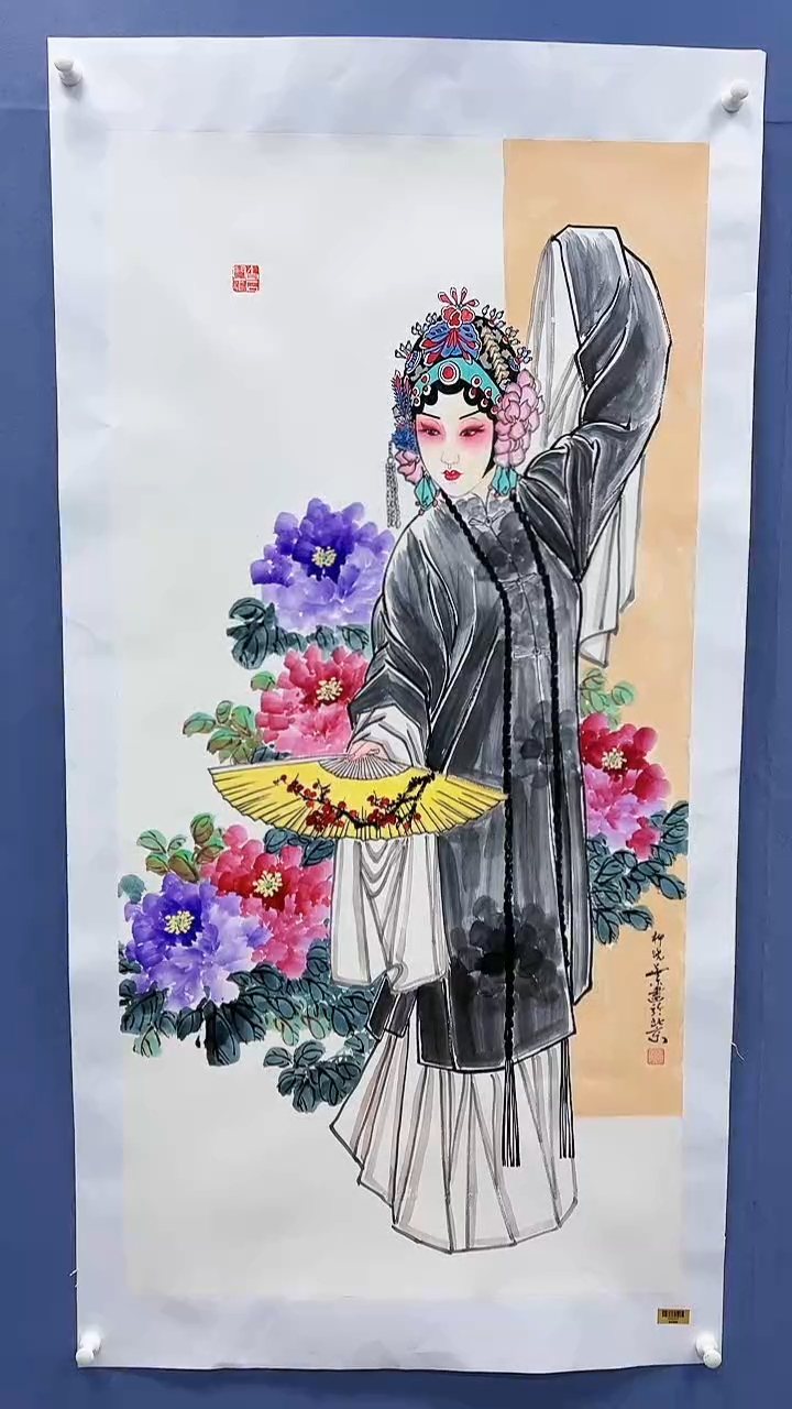 【闪购商品】绘画柳晓叶绘画8平尺戏曲人物