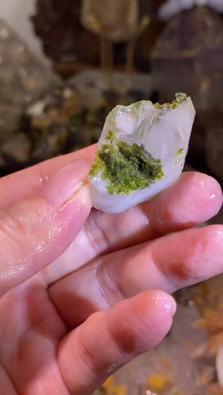 未镶嵌珠宝半成品水晶11号四川超七花园水晶