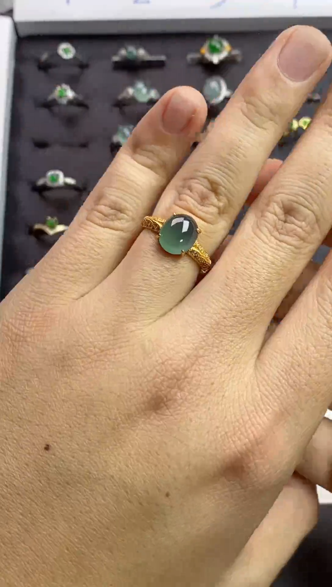 【闪购商品】翡翠戒指合金女士戒指