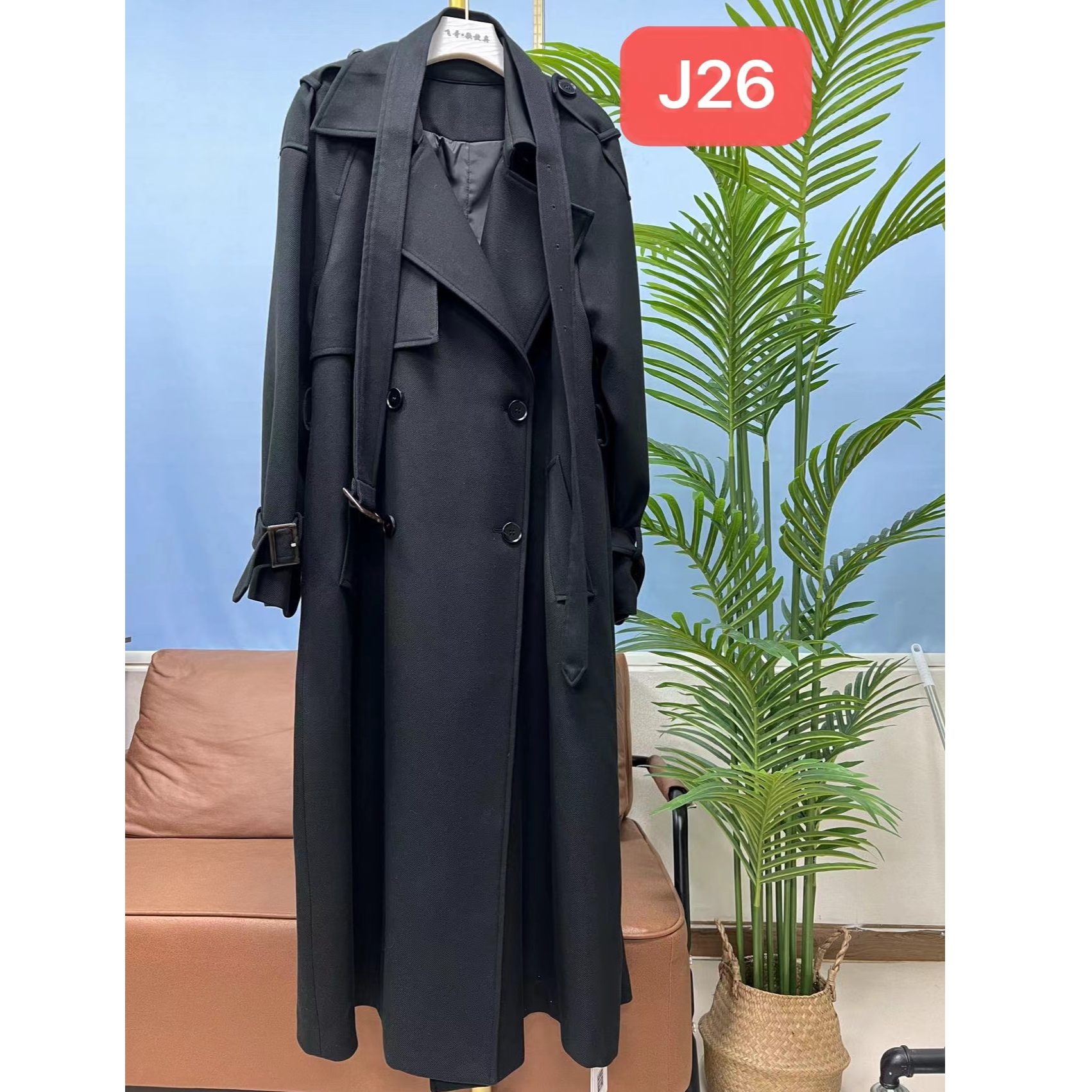 《 粥粥》春秋新款轻奢高定时尚风衣HJ22023