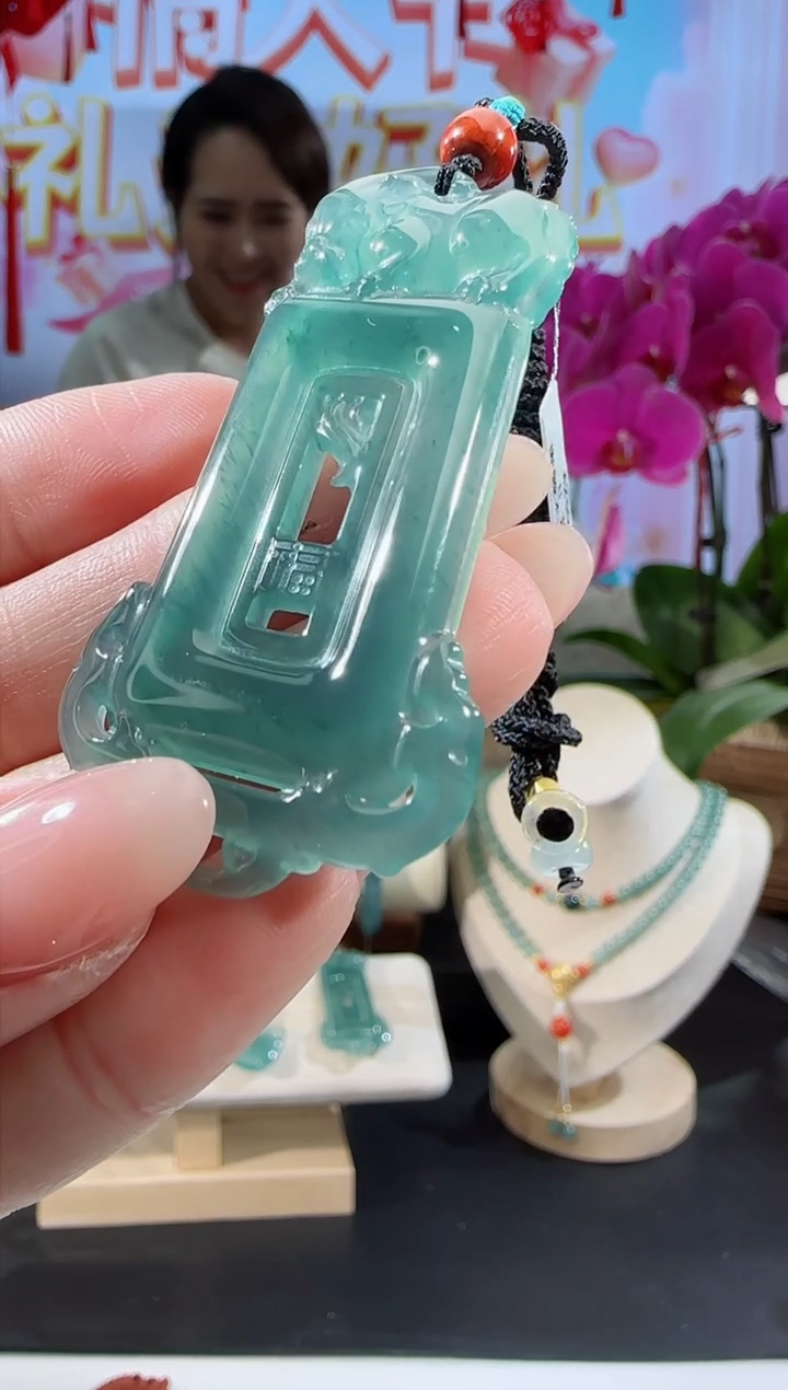 【闪购商品】翡翠吊坠(不含链)未镶嵌仿古牌多样性发一