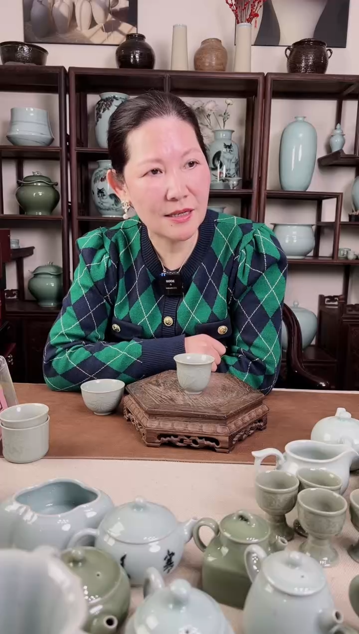 【闪购商品】杯越窑釉 杯杯（兰花）