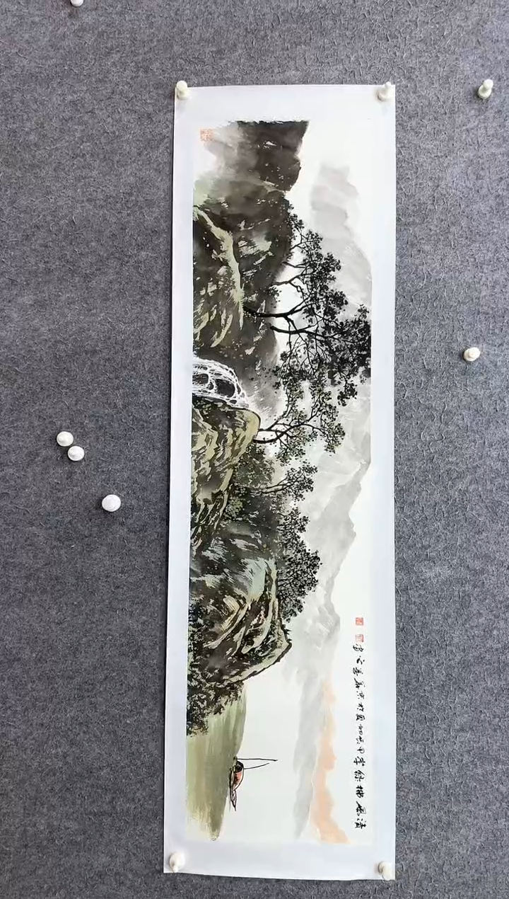 国画ST-DSZ山水绘画作品