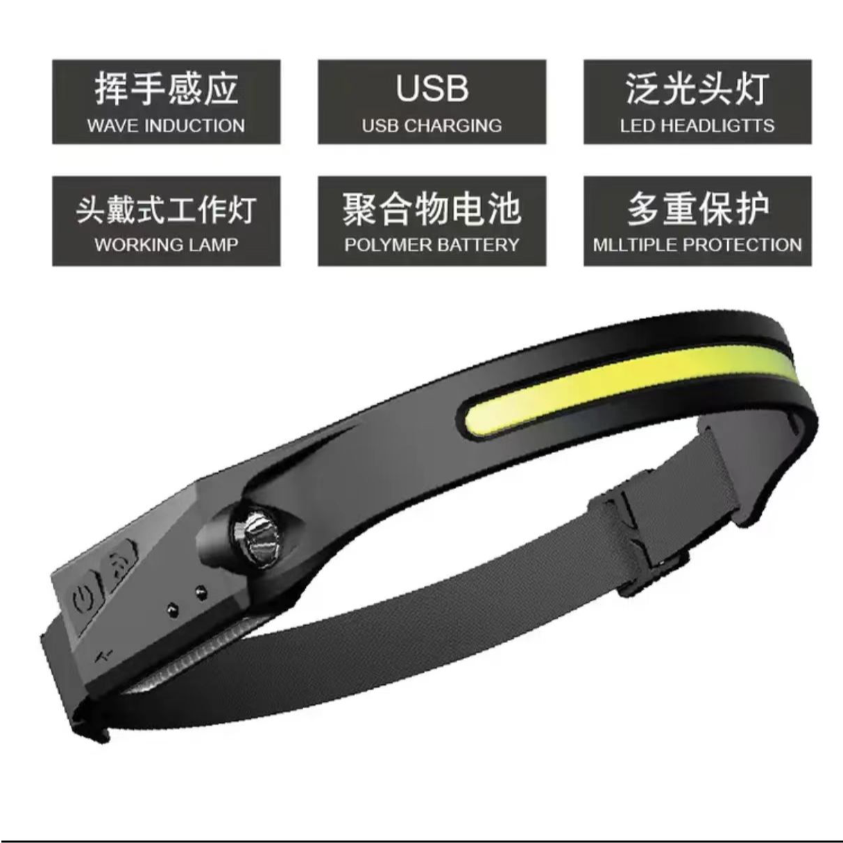 A018 智能感应头灯（福袋）