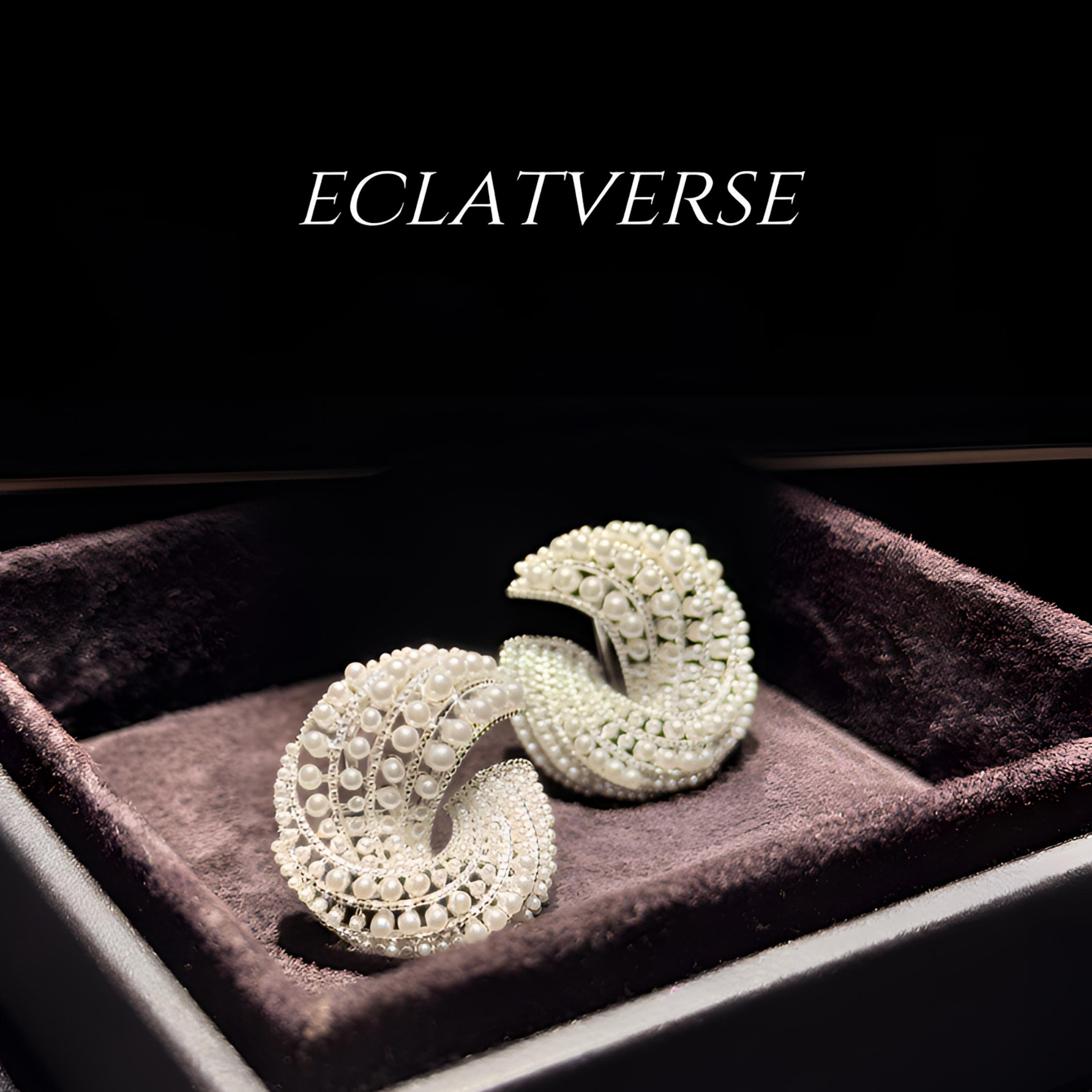 铜合金仿水晶耳饰 铜合金仿水晶耳套9057气质轻奢时尚