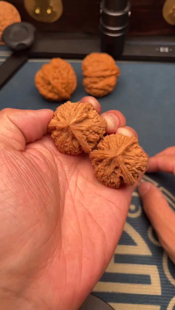 文玩核桃吊坠文山三棱36