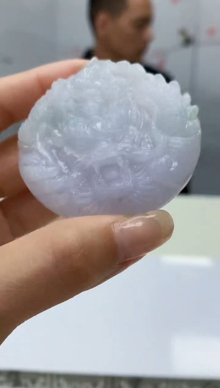 【闪购商品】定制翡翠未镶嵌3916lr毛货挂件30