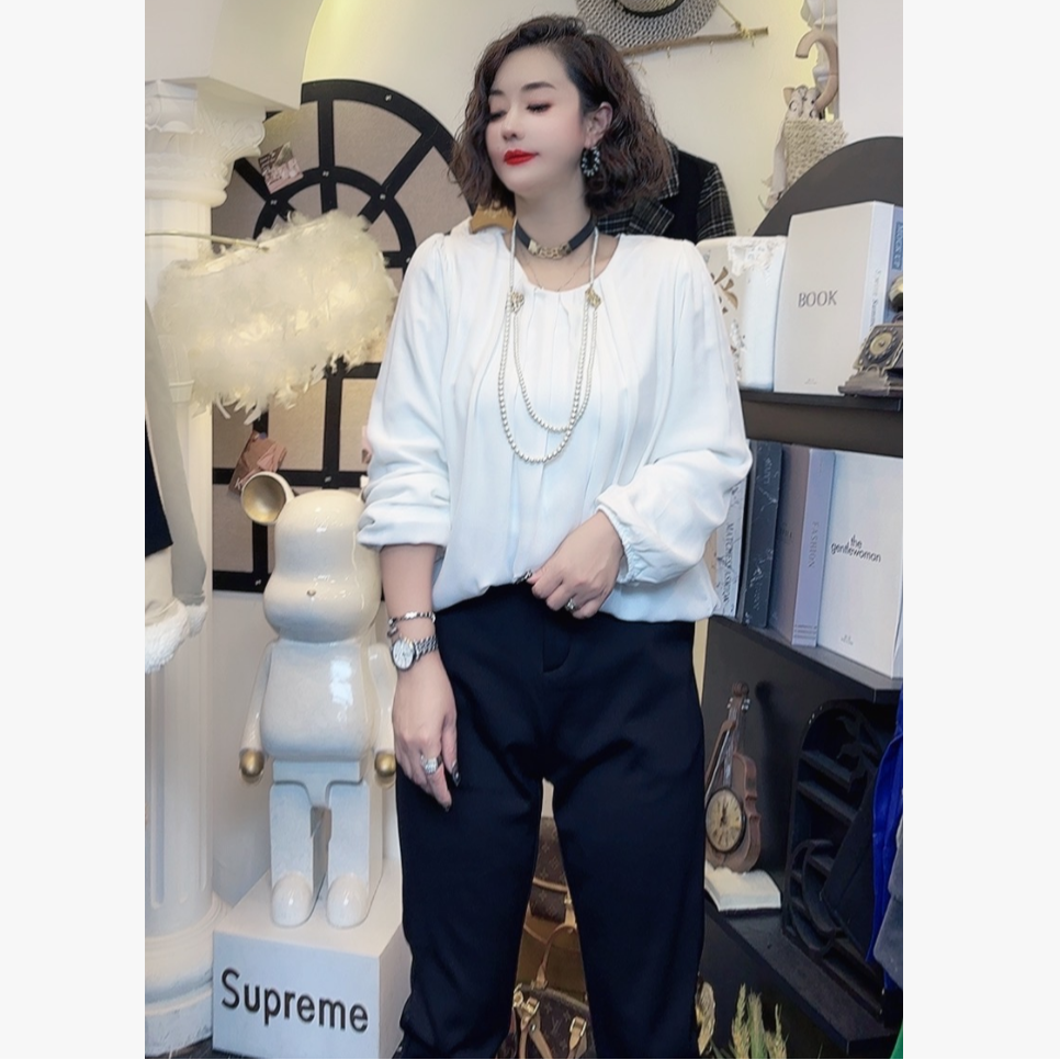 D25 121701 新款衬衣女显瘦百搭衬衫高级感气质名媛上衣