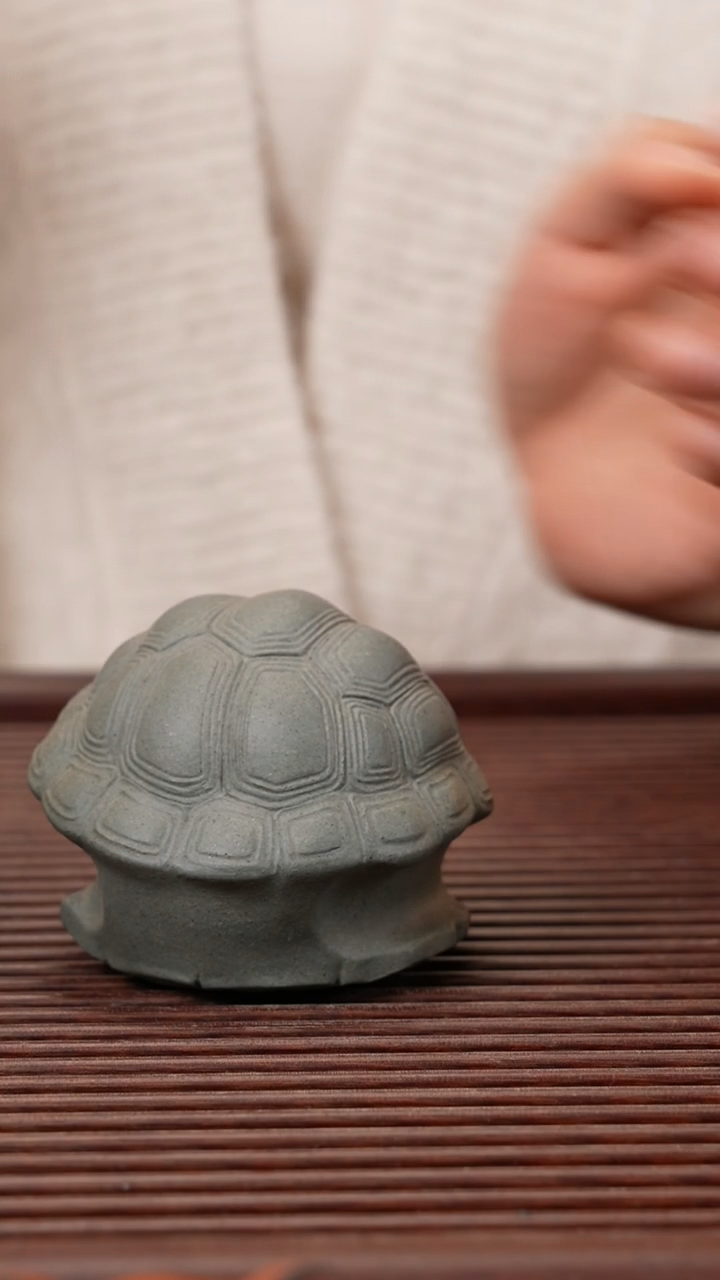 【闪购商品】紫砂茶宠龟壳盖置