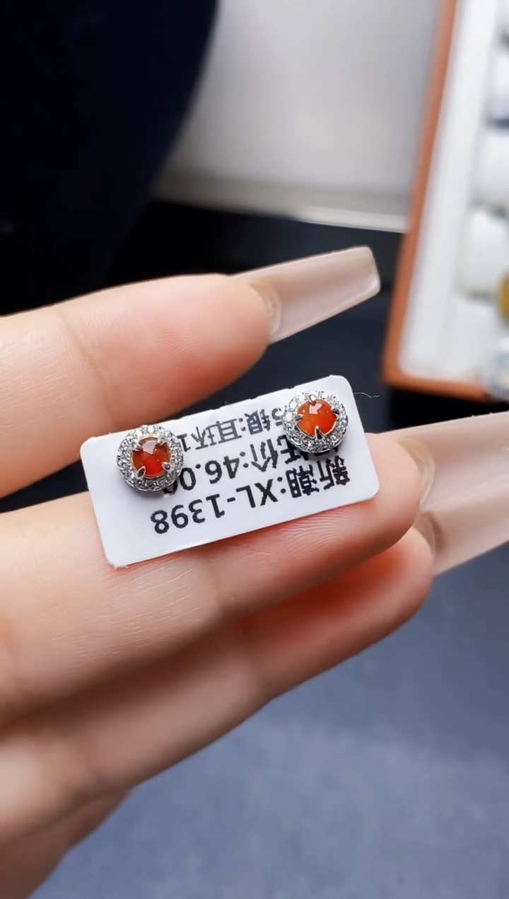 银S925镶嵌戒指翡翠1128