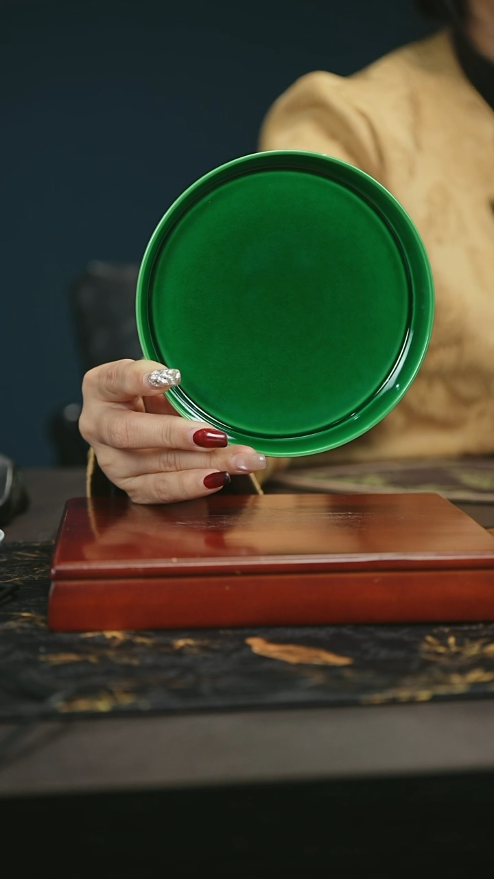 【闪购商品】瓷堂里郎窑绿壶乘