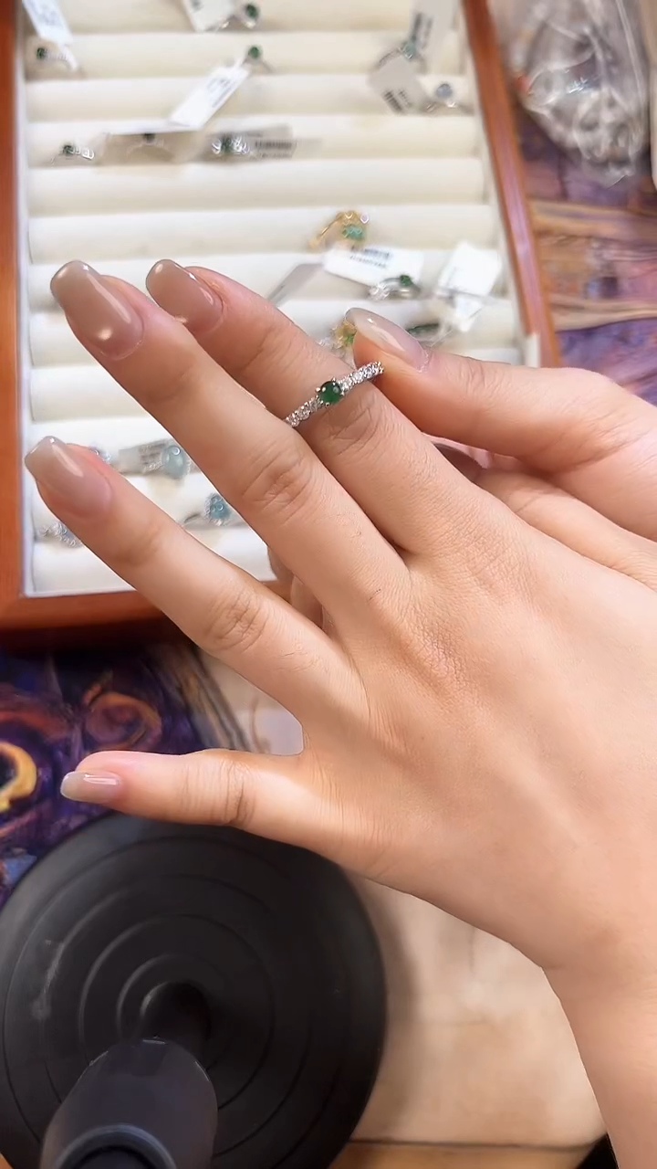 【闪购商品】翡翠颈饰银S925镶嵌ZC-J637