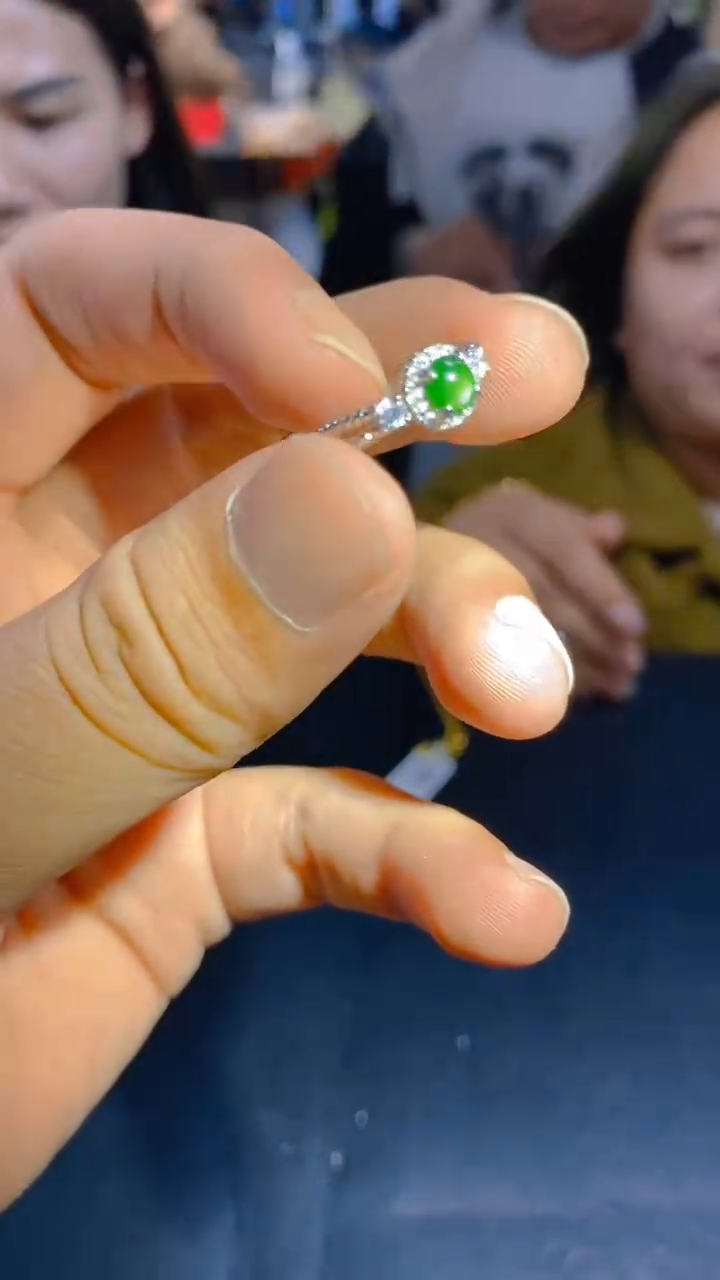 【闪购商品】翡翠戒指未镶嵌1051977940多样性发一