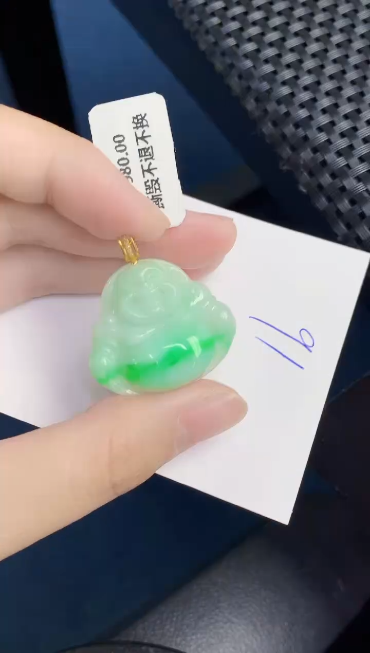 【闪购商品】翡翠18K金镶嵌颈饰000000000