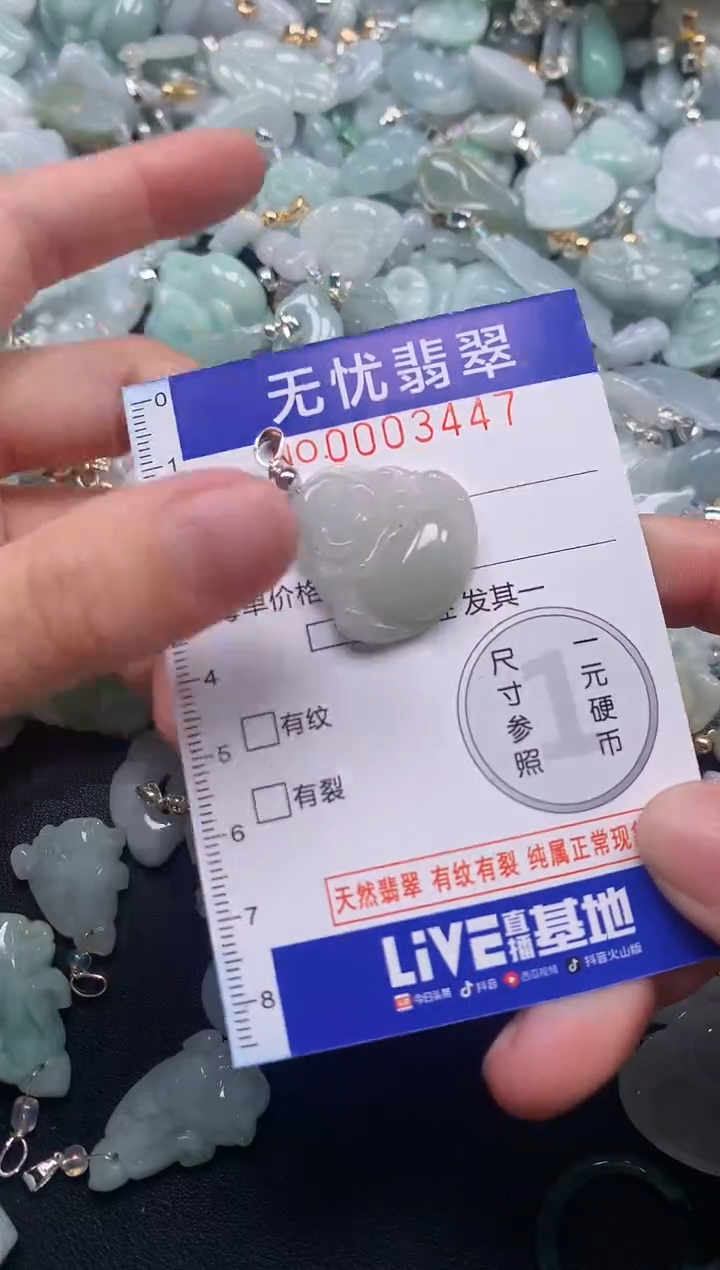 颈饰未镶嵌翡翠3447