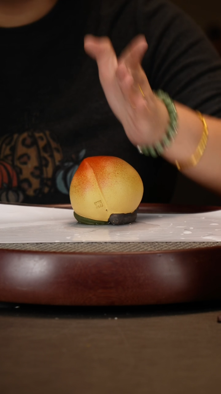 【闪购商品】紫砂茶壶茶宠寿桃