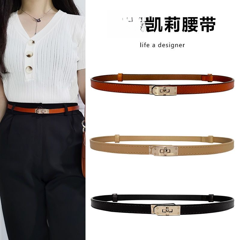 春夏百搭腰带女款装饰配裙子2025新款时尚气质收腰韩版配饰细皮带