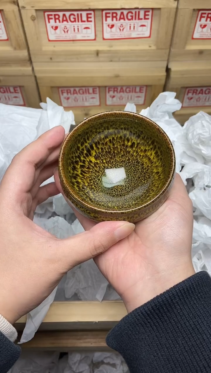 茶盏金玉满堂 将军 建盏主人杯