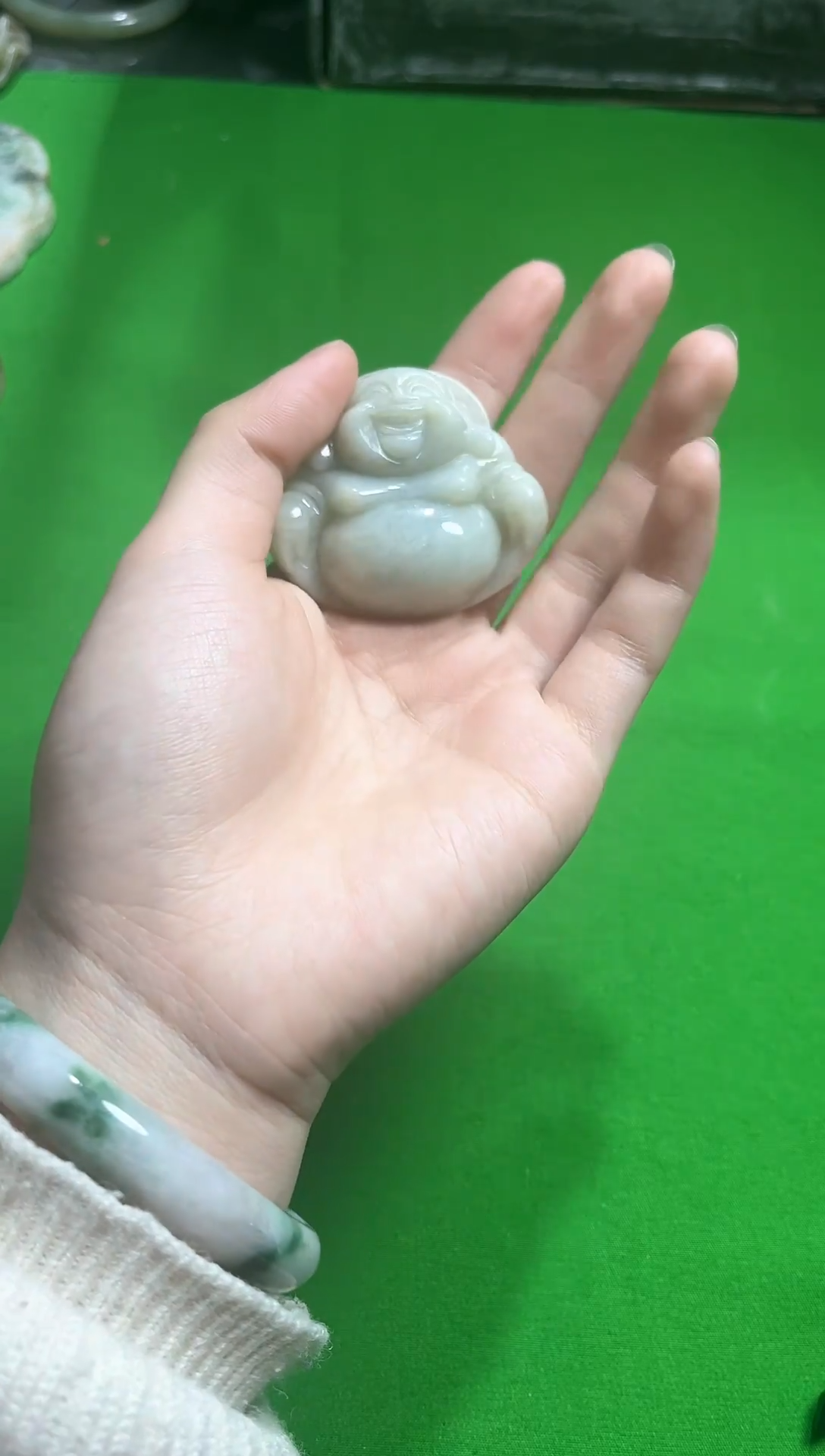 【闪购商品】翡翠吊坠(不含链)未镶嵌弥勒佛