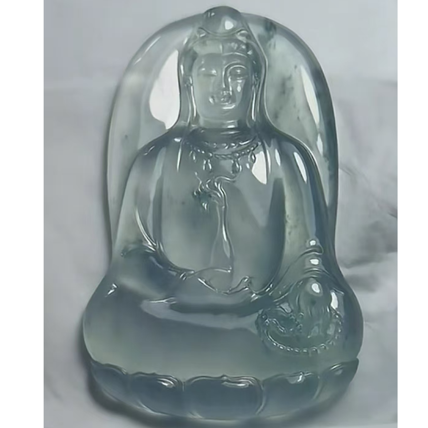 天然翡翠A货观音