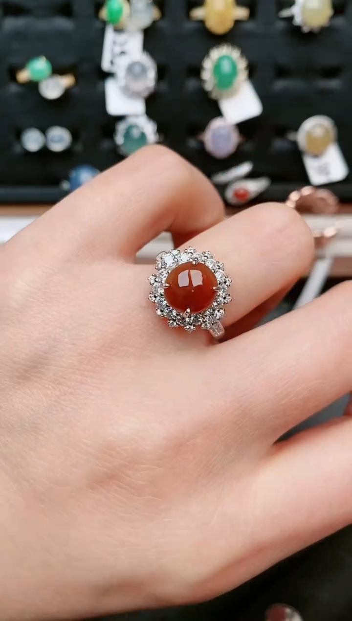 【闪购商品】翡翠戒指银S925镶嵌.....