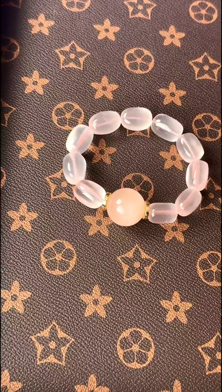 水晶手链合金星光粉手串设计款