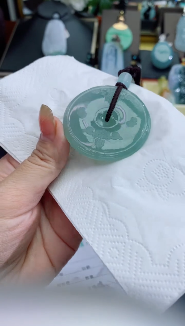 颈饰未镶嵌翡翠缅甸天然翡翠