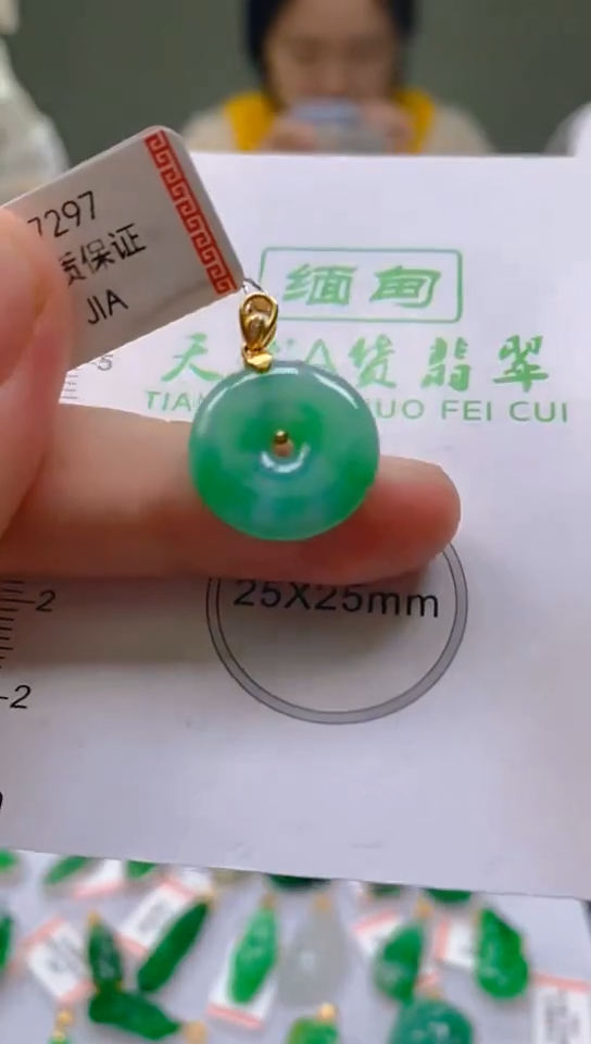 【闪购商品】翡翠颈饰18K金镶嵌新号开播，全场乱卖