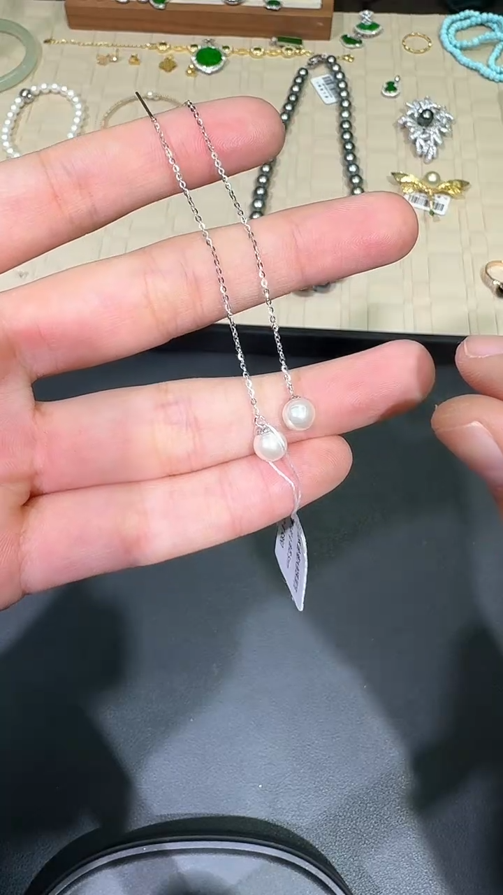 【闪购商品】海水珍珠耳饰18K金镶嵌X0216-532-108/18k