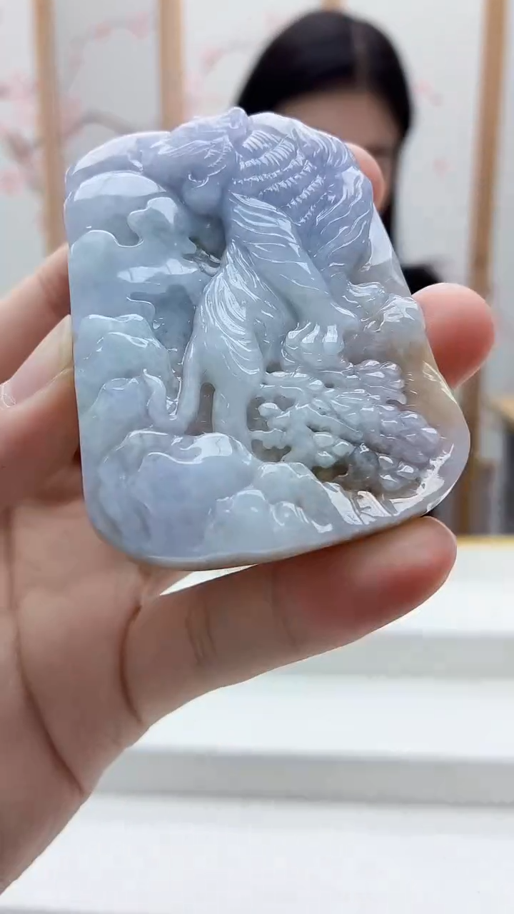 未镶嵌定制翡翠4812bb-毛货挂件47