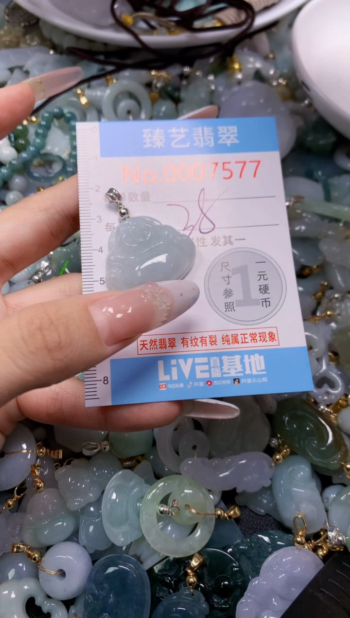 颈饰未镶嵌翡翠7577