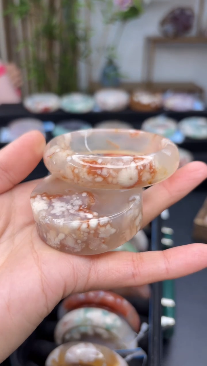 【闪购商品】石英质玉手镯未镶嵌C751(51圈赠送镯心)